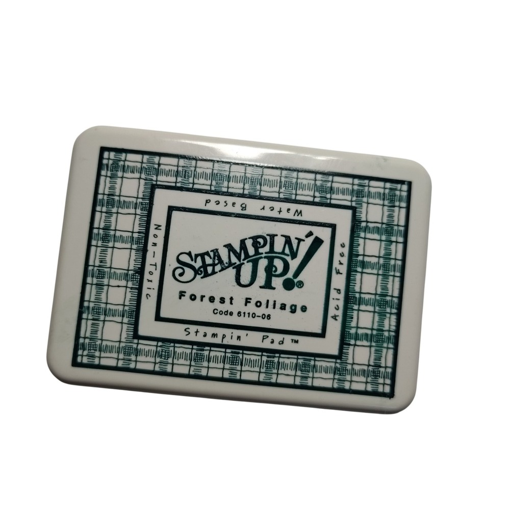 Stampin Up Forest Foliage Ink Pad Non Toxic Water Based Acid‎ Free